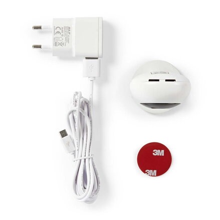 SmartLife Vnitřní Kamera  Wi-Fi | 1920x1080 | Cloudové úložiště (volitelně) / microSD (není součástí dodávky) | Noční vidění | Android™ / IOS | Bílá
