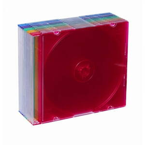 Obal CD slim color 10pack 5,2mm