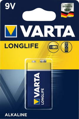 Baterie VARTA  Longlife Extra   LR22 - blister , 9V blok