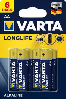 Baterie VARTA  Longlife Extra  AA LR06 - blister-6pack - cena za 6ks