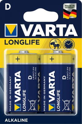 Baterie VARTA Longlife Extra LR20 - blister, velké mono - cena za 2ks 