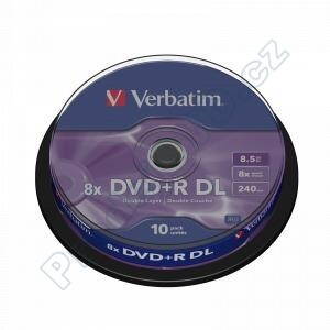 DVD+R Verbatim 10cake Double Layer 8,5GB 8x