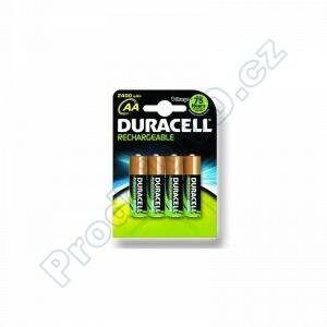 Nabíjecí baterie 2400mAh Duracell AA 1,2V  (cena za 4-pack)