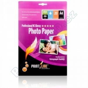 Fotopapír PrintLine A4 Professional RC glossy 260g/m2, leský, 20-pack