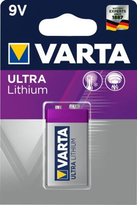 Baterie VARTA LR22 ULTRA Lithium 9V 1200mAh