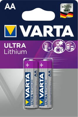 Baterie VARTA ULTRA Lithium AAA LR03 2-pack - cena za 2ks