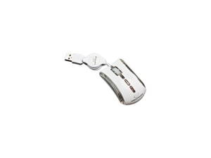 Optická myš Esperanza CELANEO EM109W 800 DPI, USB, bílá, navíjecí kabel