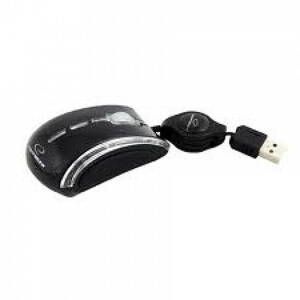 Optická myš Esperanza CELANEO EM109K 800 DPI, USB, černá, navíjecí kabel