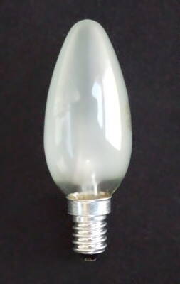 Žárovka svíčka  240V - 25W  E14 MAT