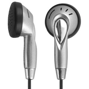 Sluchátka do uší - pecky, Titanum TH101, stříbrná