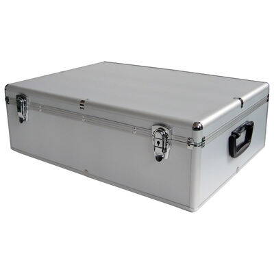 Hliníkový kufr na 1000CD stříbrný BOX78
