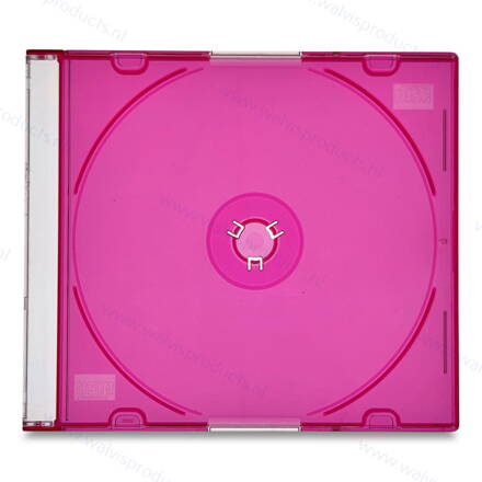 Obal 1CD slim červený 5,2mm