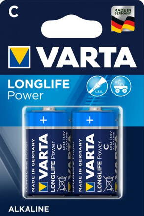 Baterie VARTA  LR14  LONGLIFE Power - blister, malé mono - cena za 2ks