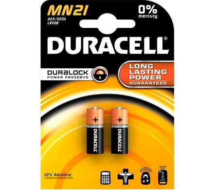 Duracell security MN21 23AE 12V - cena za 2ks