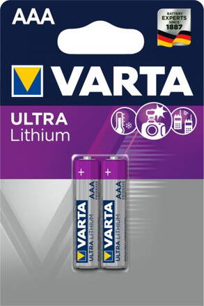 Baterie VARTA ULTRA Lithium AA LR06 2-pack - cena za 2ks