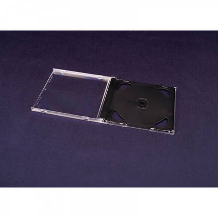 Obal 2CD jewel černý tray 10,4mm - 200-pack