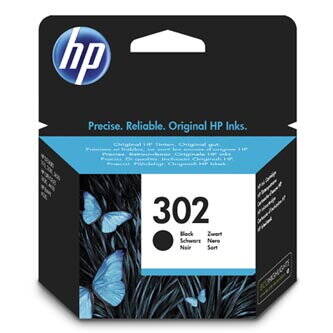  HP ink F6U66AE, HP 302, black, blistr, 190str., 3.5ml