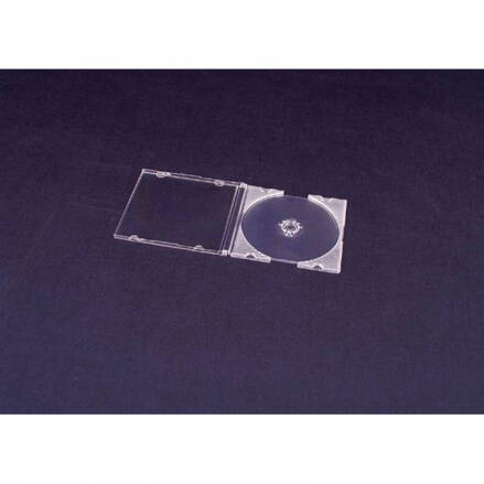 Slim box na 8cm CD/DVD čirý