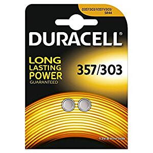 Baterie Duracell 357/303 1,5V hodinková oxid stříbra cena za 2ks