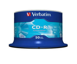 CD-R Verbatim DL 700MB 52x Extra Protection 50-cake 43351