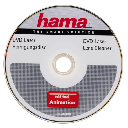 Čistící DVD disk HAMA suchý proces 48496