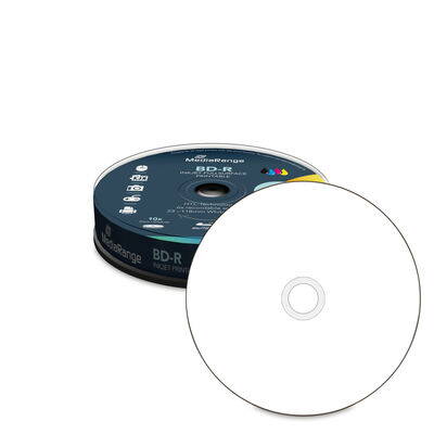 Blu-ray Mediarange 25GB 6x 10cake Printable MR500
