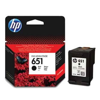 HP originální ink C2P10AE, HP 651, black, 600str