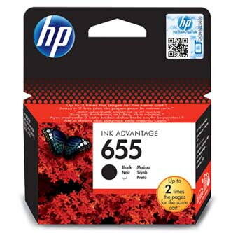 HP originální ink CZ109AE, HP 655, black, 550str