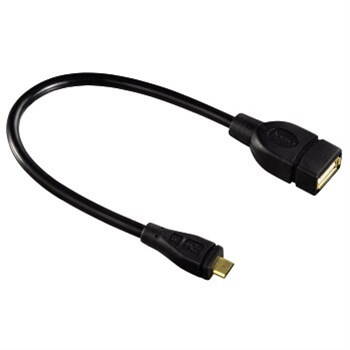 Redukce USB A zásuvka - micro B vidlice OTG HAMA - 15cm