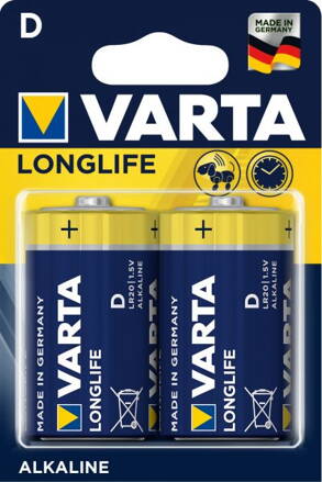 Baterie VARTA Longlife Extra LR20 - blister, velké mono - cena za 2ks 