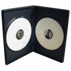 Obal 2DVD 7mm černý - 100-pack BOX14-7-100