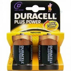 Alkalické baterie Duracell Plus Power R20 1,5V - cena za 1ks - velký monočlánek - cena za 1ks