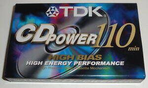 Audiokazeta TDK CD Power 110 Type II