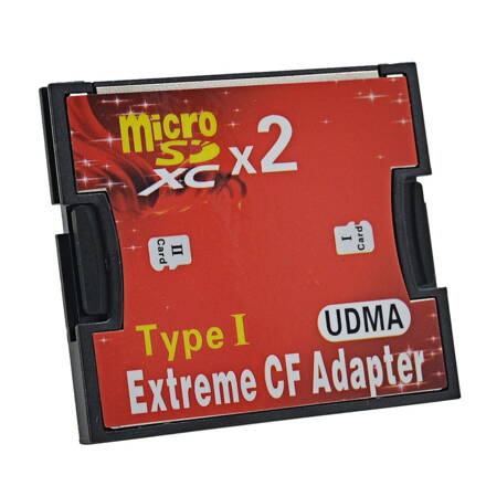 Adapter Compact Flash - micro SD double