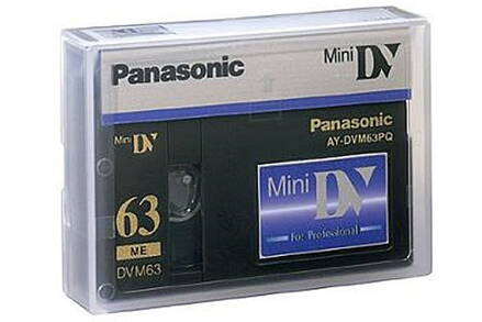 Mini DV kazeta Panasonic DVM 63PQ