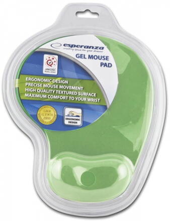 Podložka pod myš Esperanza - gelová  zelená EA137G
