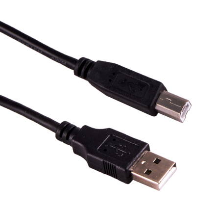 Kabel k tiskárně Esperanza EB232 USB (2.0), USB A M- USB B M, 3m, černý