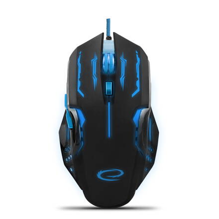 Optická herní myš 6D Esperanza EGM403B - MX403 APACHE - modrá