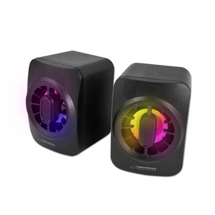 LED Reproduktory USB 2.0 Esperanza RAINBOW SAKARA EGS104 