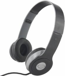 Stereo sluchátka Esperanza EH145K TECHNO černá, ovládání hlasitosti