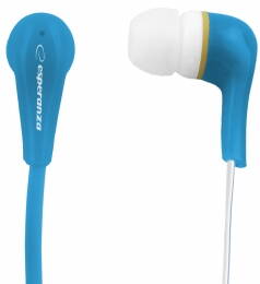 Sluchátka do uší - špunty, Esperanza LOLLIPOP EH146B, modrá