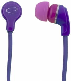 Sluchátka do uší - špunty, Esperanza NEON EH147V, fialová