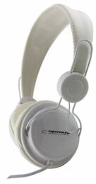 Stereo sluchátka Esperanza EH148W SENSATION bílá, ovládání hlasitosti