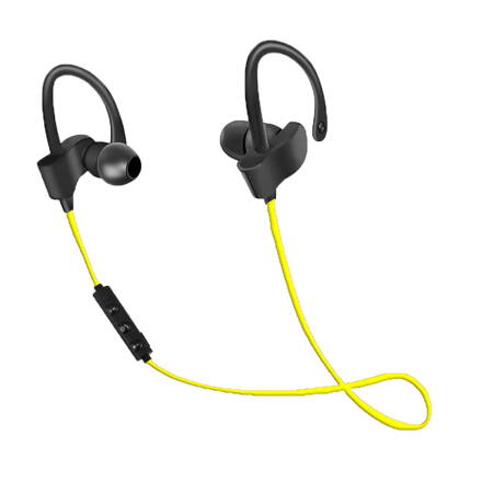 Bluetooth magnetická sluchátka Esperanza SPORT EH188Y - černo-žlutá