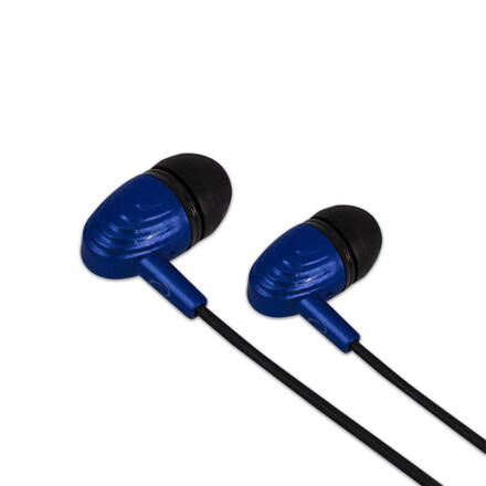 Sluchátka do uší - špunty s mikrofonem Esperanza EH193KB - černo-modré