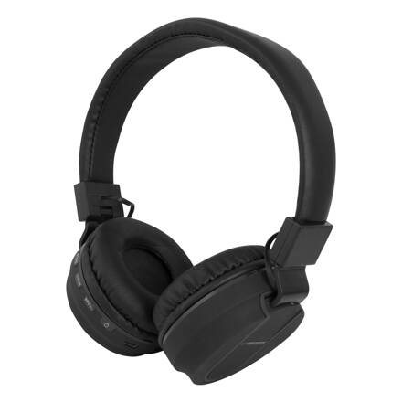 Bezdrátová sluchátka s mikrofonem EH208K Esperanza SONGO Bluetooth 5.0, černá