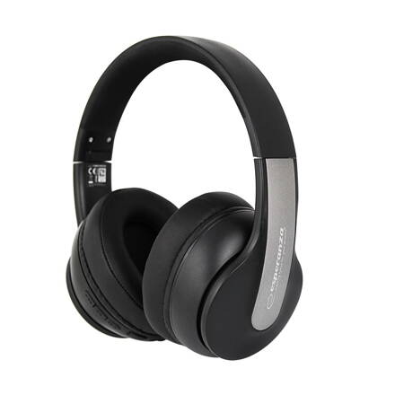 Bezdrátová sluchátka s mikrofonem EH240 Esperanza SILENCE Bluetooth 5.3, černá ANC