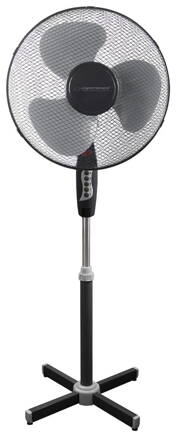 Stojanový ventilátor Esperanza HURRICANE EHF001KE - černo-šedý