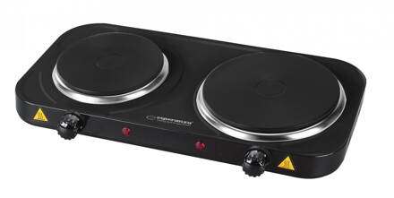 Elektrický vařič Esperanza EKH014K YELLOWSTONE 1500W + 1000W - černý