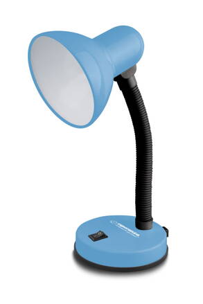 Stolní lampa Esperanza E27 VEGA ELD109B modrá